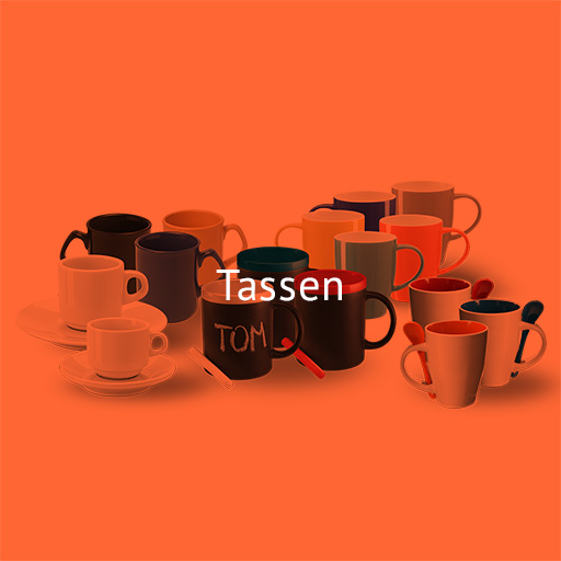 Bannerbild-Klebeband-Tassen